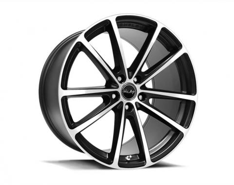 CARROLL SHELBY WHEELS 05+ MUST 20X9.5 Black/Machined Wheel CS10-295530-BM