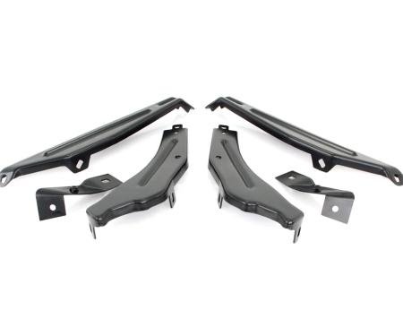 AMD Front Bumper Bracket Set, Inner & Outer (6pcs), 68-69 Fairlane Torino Ranchero 105-8468-S