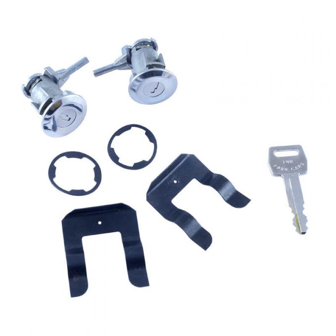 Dennis Carpenter Door Lock Cylinder with Key - 1967-72 Ford Truck C7TZ-8121984-PR