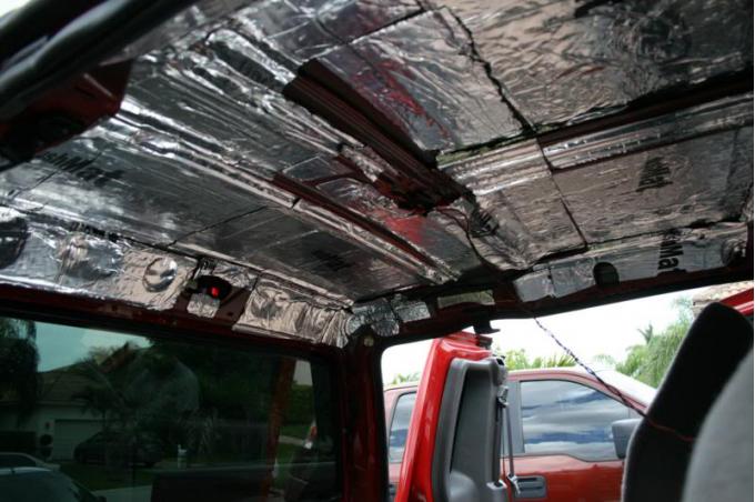 HushMat Cadillac CTS 2008-2013   Roof Thermal Insulation and Deadener 617785