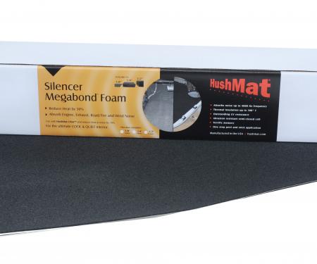 HushMat Gasket Kit - 1/ 8" Silencer Megabond Thermal Insulating and Sound Absorbing Self-Adhesive Foam-2 Sheets 23" x 36" ea 11.5 sq ft 20100