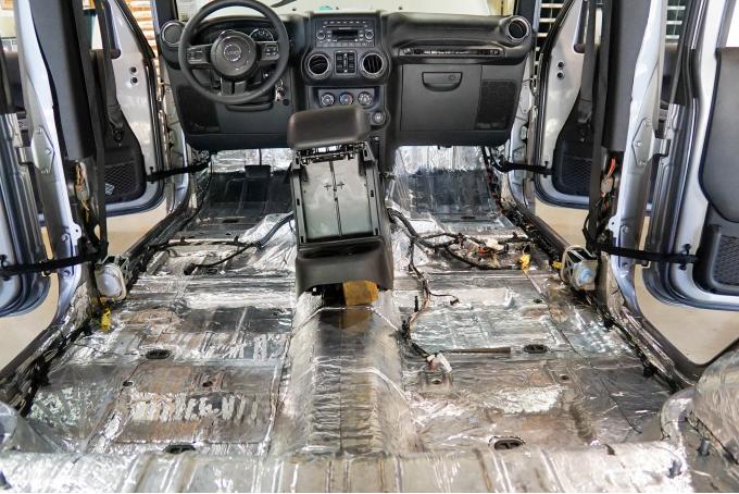 HushMat Jeep Wrangler 1987-1995   Cargo Sound and Thermal Insulation Kit 665234