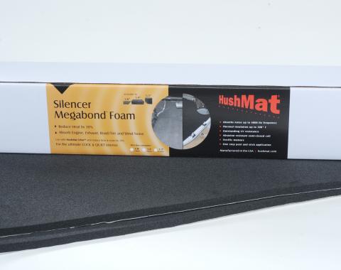 HushMat Under Carpet Floor Kit - 1/ 2" Silencer Megabond Thermal Insulating and Sound Absorbing Self-Adhesive Foam-2 Sheets 23" x 36" ea 11.5 sq ft 20300