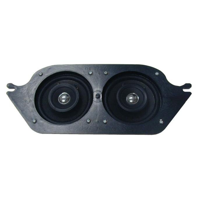Ken Harrison Speaker Assembly, w/ Dual 4" Speakers, 67-68 Mustang