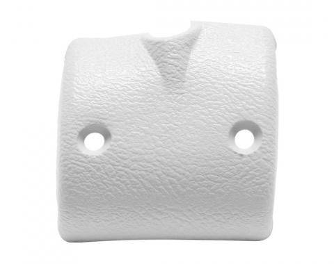 Trim Parts 1967 Chevrolet Corvette White Rear View Mirror Bracket Cover, Each 5224G