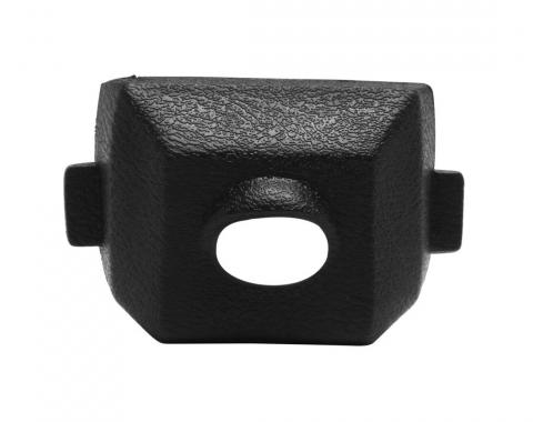 Trim Parts 1968-76 Chevrolet Corvette Black Rear View Mirror Bracket Cover, Each 5226