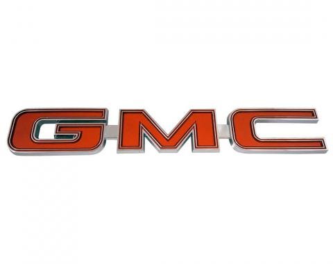 Trim Parts 1975-80 GMC Truck/Jimmy Tailgate Trim Panel Emblem W/Fasteners, Each 9872