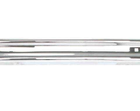 AMD Rear Bumper, Beveled, Chrome, 48-52 Ford F1 F2 Flareside Bed; 53-72 F100 F250 Flareside Bed 990-4551-1