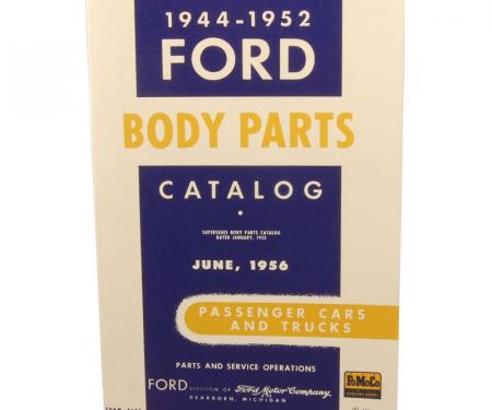 Dennis Carpenter Book - Body Parts List Manual - 1944-51 Ford Truck, 1944-52 Ford Car   CA-4418