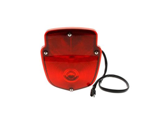 AMD Tail Lamp Assembly, Stainless Housing, LH, 12-Volt, 55-66 F100 F250 Flareside Pickup X950-4556-12SL