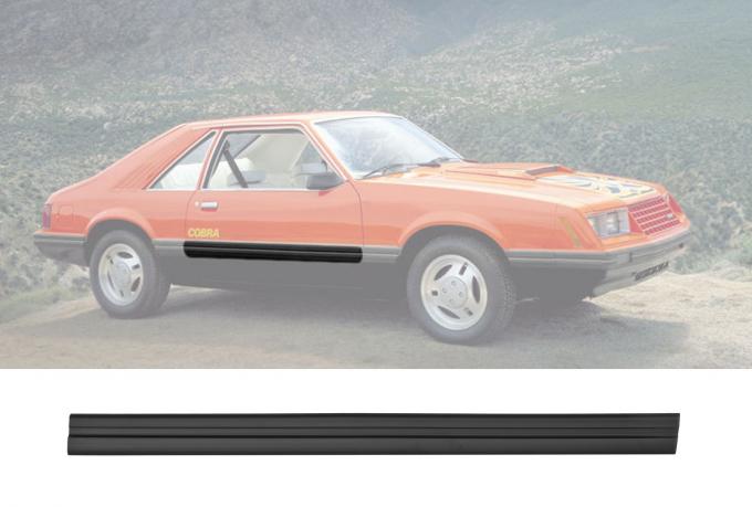 Daniel Carpenter 1979-1984 Ford Mustang Door Body Trim Moulding Molding Black RH Passengers Side D9ZZ-6120938