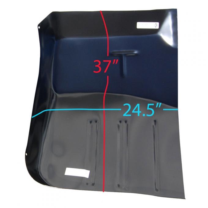 Dennis Carpenter Front Floor Pan - RH - 1965-79 Ford Truck, 1978-79 Ford Bronco C7TZ-1011135-R