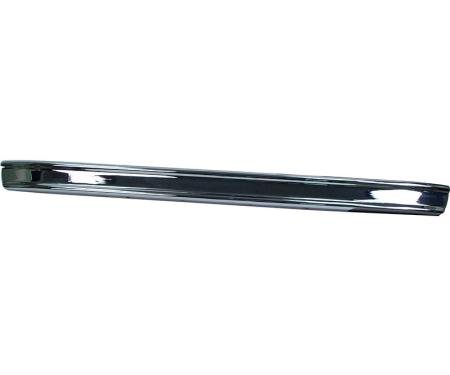 Dennis Carpenter Bumper - No Bumper Guard Holes - Front or Rear - Chrome - 1966-77 Ford Bronco C6TZ-17757-GNH