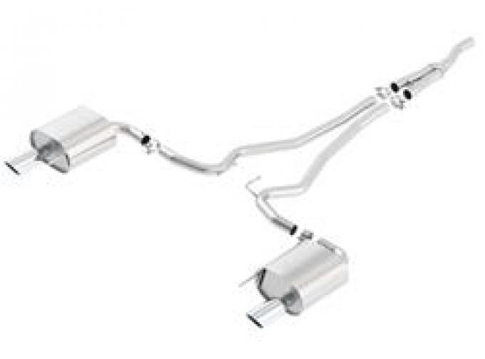 Mustang EcoBoost Cat-Back™ Exhaust ATAK®, 2015-2018 