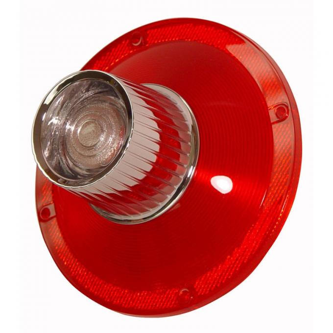 Dennis Carpenter Taillight Lens with Backup Light - FoMoCo Script - 1964 Ford Car C4AZ-13450-E