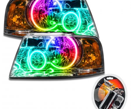 Oracle Lighting SMD Pre-Assembled Headlights, Chrome Bezel, ColorSHIFT 7153-330