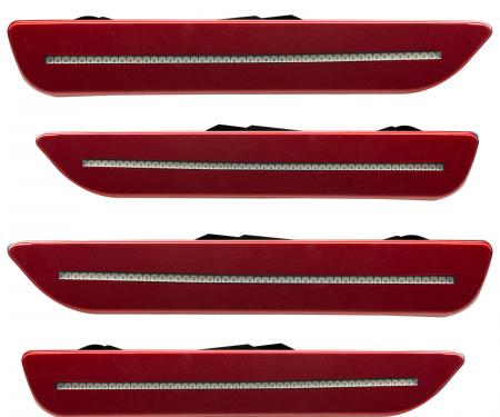 Oracle Lighting Concept Sidemarker Set, Clear, Ruby Red Metallic (RR) 9700-RR-C