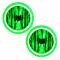 Oracle Lighting Plasma Fog Lights, Green 7044-054