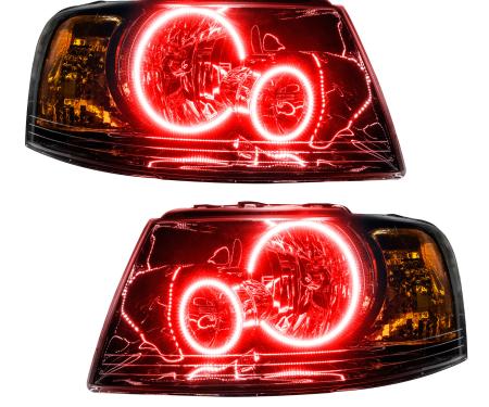 Oracle Lighting SMD Pre-Assembled Headlights, Black, Red 7154-003
