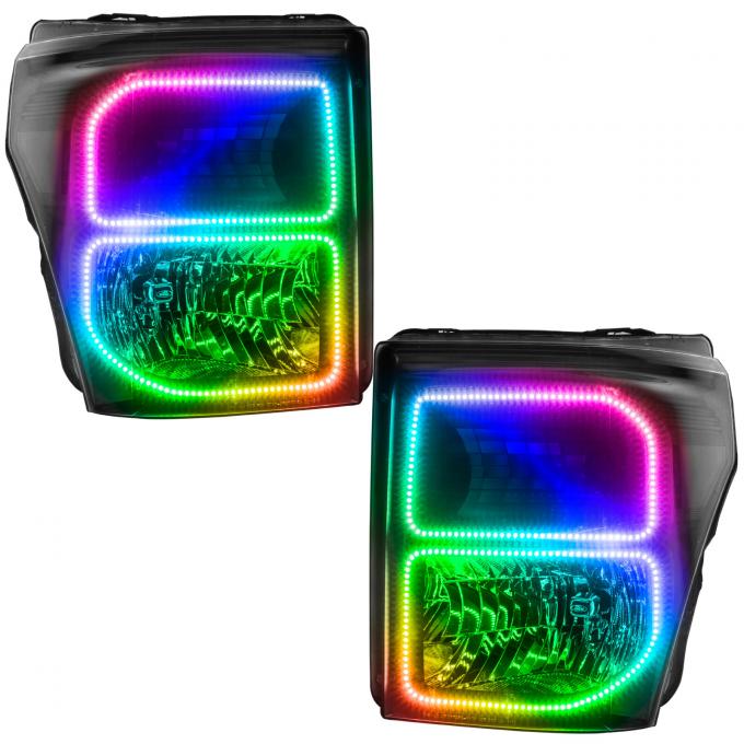 Oracle Lighting LED Pre-Assembled Headlights, Black Bezel, ColorSHIFT 2.0 8159-333