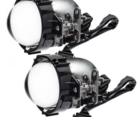 Oracle Lighting 2.5 in. 70mm Bi-LED 35W Retrofit Projectors, 5500K, Pair 8531-504