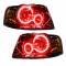 Oracle Lighting SMD Pre-Assembled Headlights, Black, Red 7154-003