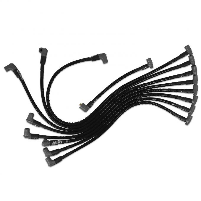 MSD Sleeved Spark Plug Wires for SBC Over Valve Cover, HEI 31351