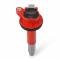 MSD 2016-2020 Ford Mustang Ignition Coil, Blaster, Ford Shelby GT350/500 5.2L V8, Red, 8-Pack 824528