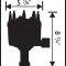 MSD Ford TFI EFI 351W No Module Pro-Billet Distributor 8451