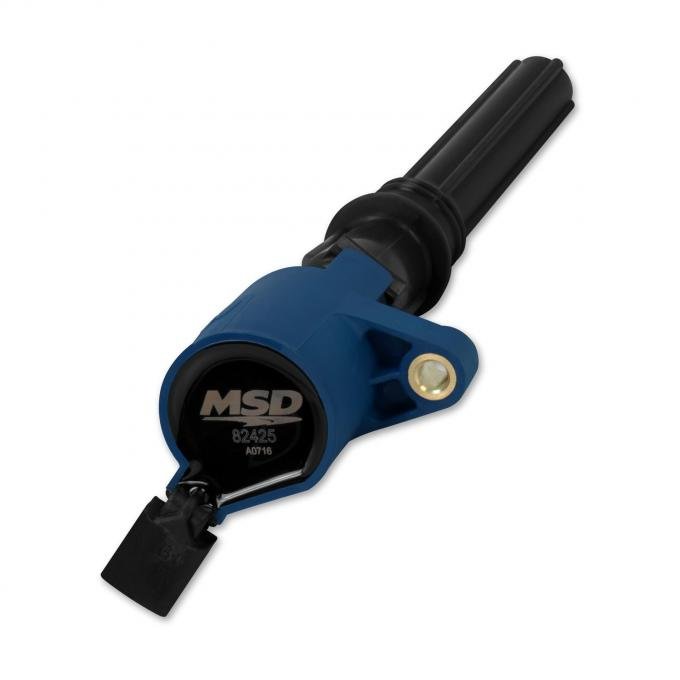 MSD Ignition Coil, Blaster, Ford 2-Valve V8, 4.6L/5.4L V8, Blue 82425