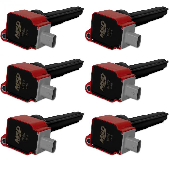 MSD Coils Ford Eco-Boost 2.7 V6 Red (6pk) MSD Coils Ford Eco-Boost 2.7 V6 Red (6pk)