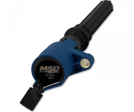 MSD Ignition Coil, Blaster, Ford 2-Valve V8, 4.6L/5.4L V8, Blue 82425