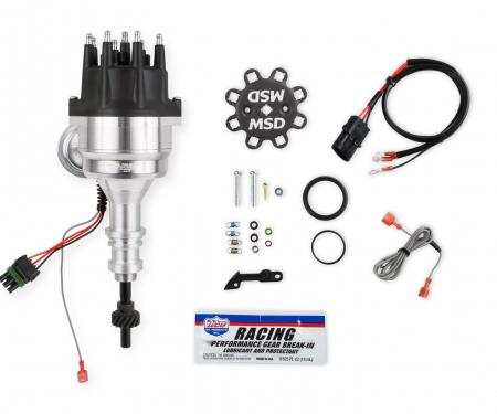 MSD Distributor, Ford 289/302, Ready-to-Run, Black Cap, Steel Gear 835251