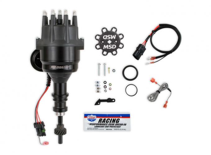 MSD Black Distributor, Ford 289/302, Ready-to-Run, Steel Gear 835231