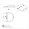 United Pacific Tail Light Plastic Lens For 1953-56 Ford Truck A5015