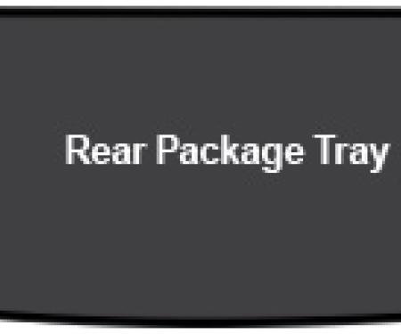 ACC 1968 Mercury Cougar Package Tray Padding Sound Deadener 1pc Mastic with Pad