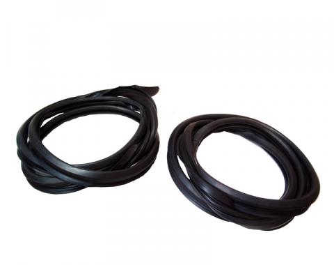 Dennis Carpenter Quarter Window Seals - 1 Pair - Stationary Glass - 1978-79 Ford Bronco D8TZ-9829904-CPR