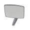 AMD Outside Door Mirror Kit &ndash; Standard Chrome &ndash; 1967&ndash;1979 Ford Cars and Trucks 570-8067-S