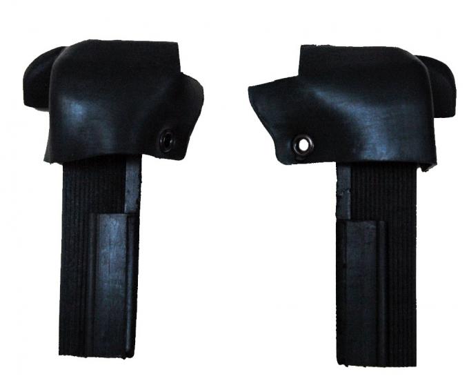 1983-1986 Mustang Convertible & T-Top Back of Door Window Run Seals, Pair