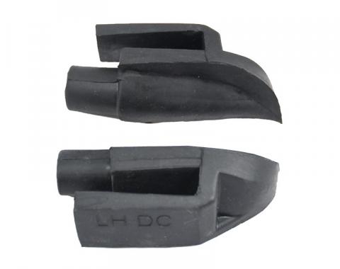 Daniel Carpenter 1983-1993 Mustang Convertible Door Rubber Weatherstrip End Caps - LH & RH Pair E3ZZ-7624442