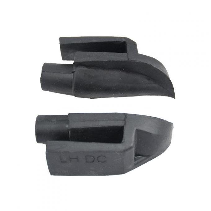 Daniel Carpenter 1983-1993 Mustang Convertible Door Rubber Weatherstrip End Caps - LH & RH Pair E3ZZ-7624442