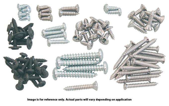 Mustang Interior Screw Kit, Hatchback, 91 Pieces, 1979-1986