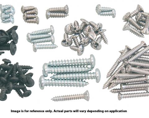 Mustang Interior Screw Kit, Hatchback, 91 Pieces, 1979-1986