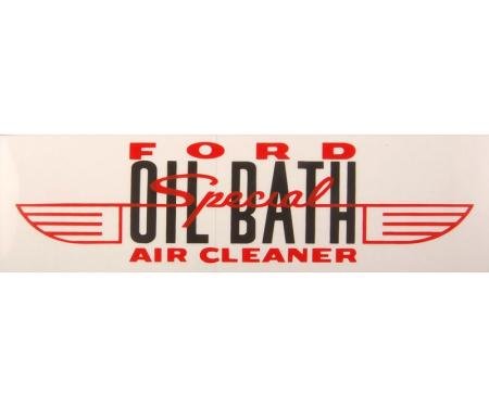 Dennis Carpenter Decal - Air Cleaner - Oil Bath - 1955-56 Ford Car   DF-67