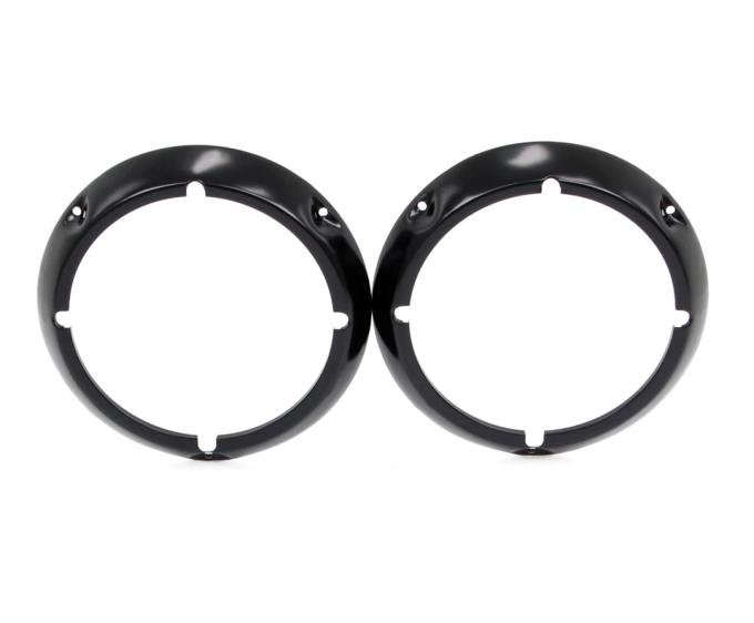 AMD Headlight Bezels, Primer, LH/RH Pair, 71-77 Bronco 145-4671-P