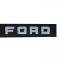 Dennis Carpenter Tailgate Finish Panel Trim - Smoke w/ Ford Letters - 1992-96 Ford Truck F2TZ-99425A34-BKP