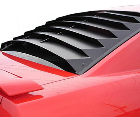 Mustang Rear Window Louver, Aluminum, 2005-2014