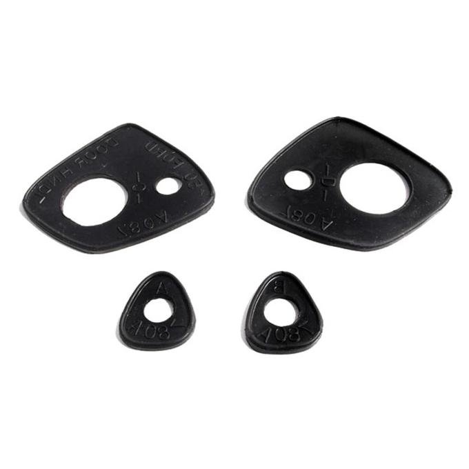 Metro Moulded Parts 1949-1951 Ford Door Handle Pads. 3-1/8" Long & 1-1/4" Long. Set r&l MP 780-A