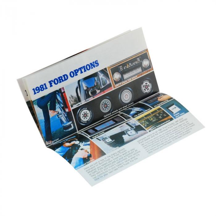 Dennis Carpenter Pamphlet Truck LineUp 1981 Ford Truck, 1981 Ford