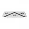 Dennis Carpenter Hood Ornament Decal Insert - 1965 Ford Galaxie C5AZ-16607-PR